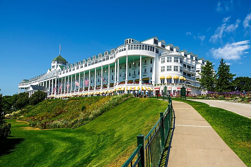 The Grand Hotel on Mackinac Island.