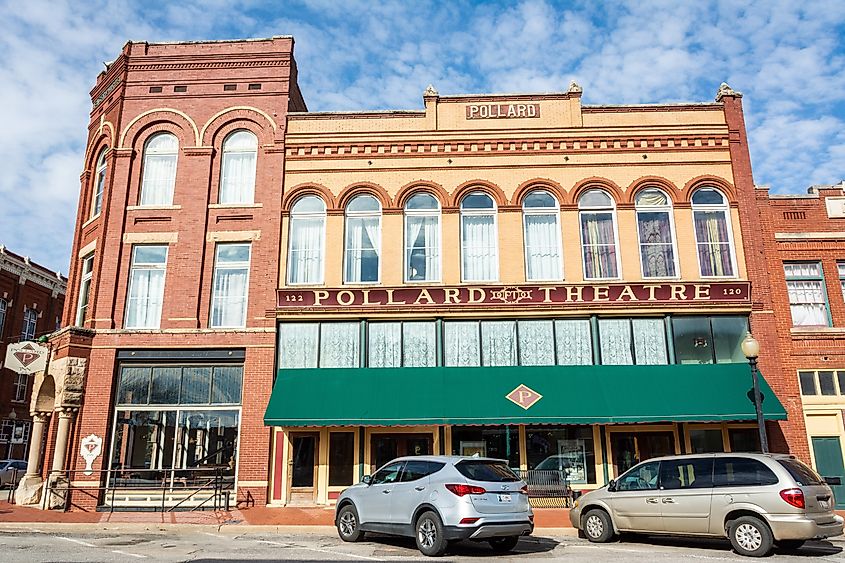 Pollard Theatre, Guthrie, Oklahoma. Editorial Photo Credit: Alizada Studios via Shutterstock.