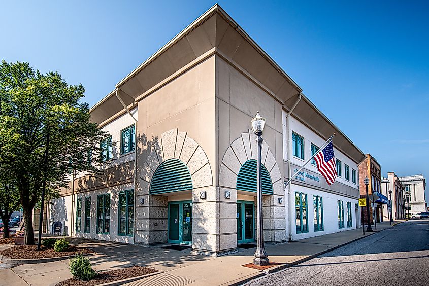 The City Hall in Edwardsville, Illinois.