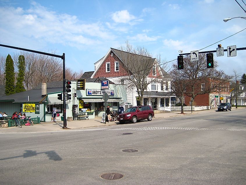 Downtown Yarmouth, Maine