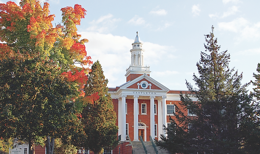 View of Castleton University, via https://www.castleton.edu/