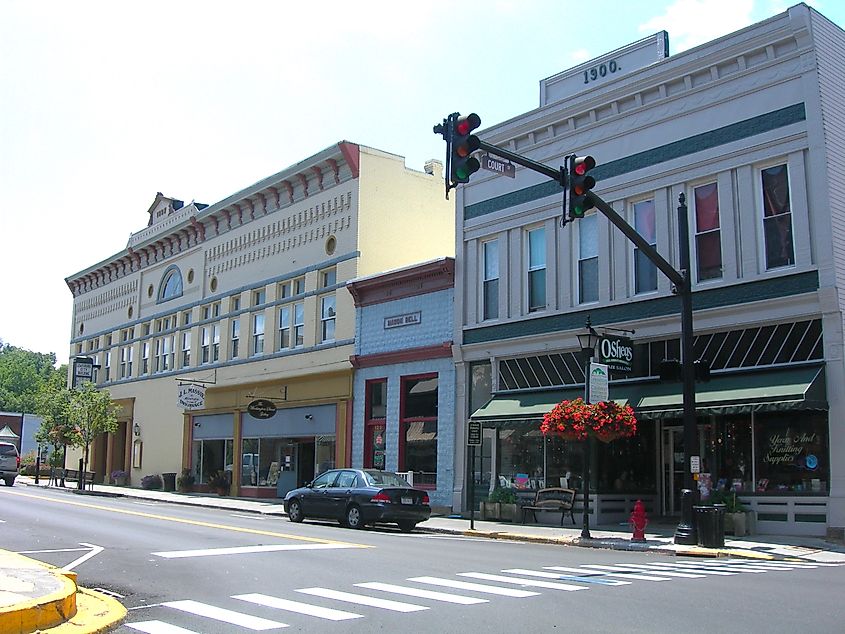 Downtown Lewisburg, West Virginia.