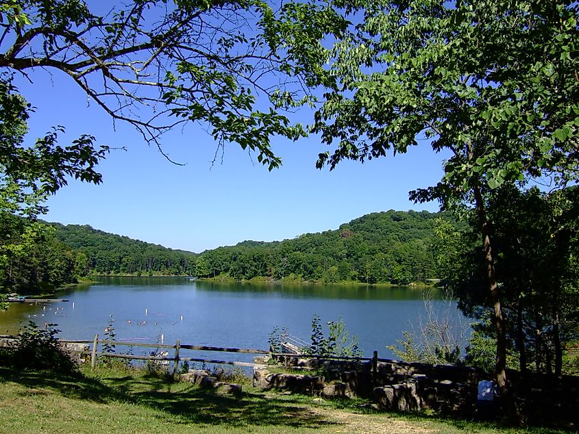 Lake Hope State Park in Ohio.