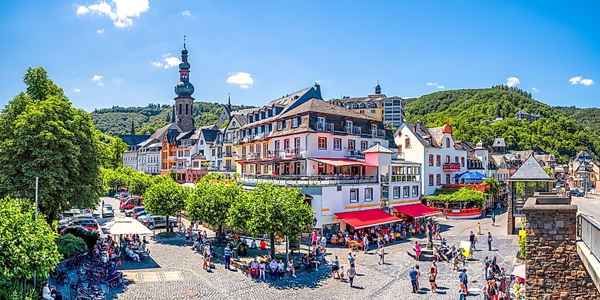 The gorgeous town center of Cochem, Germany.