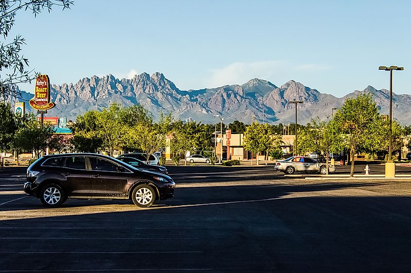 Organ Mountains in Las Cruces, New Mexico