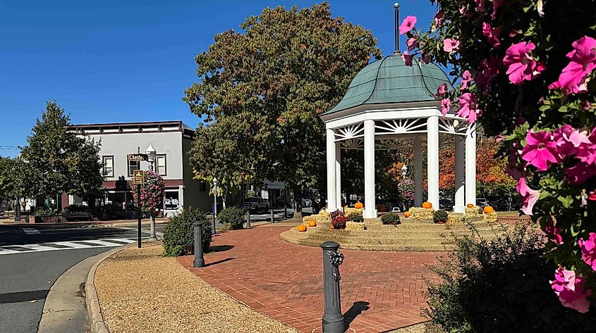 Front Royal Town Square and Gazebo photo by Bryan Dearsley