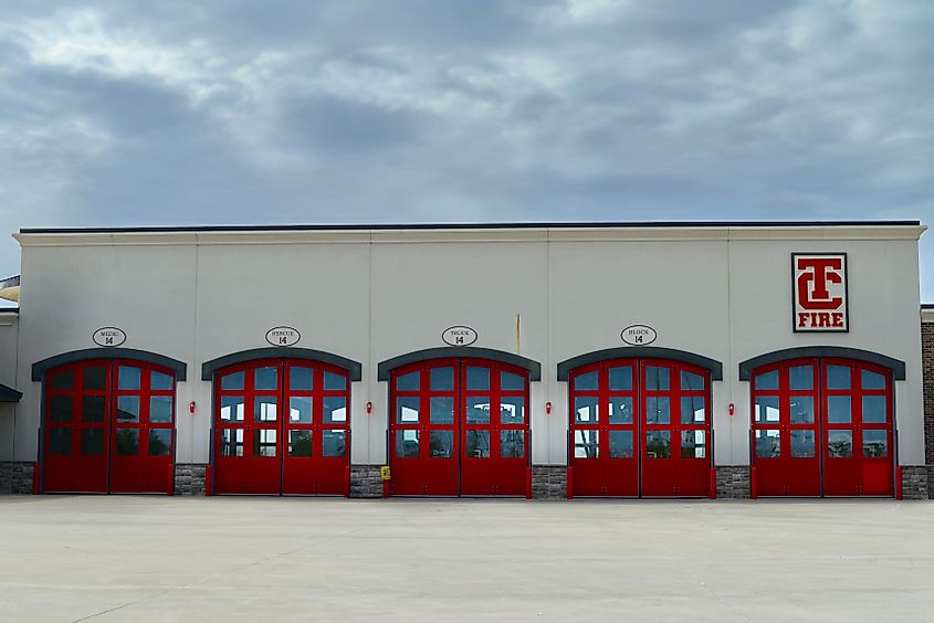 Fire Station in The Colony, Texas.