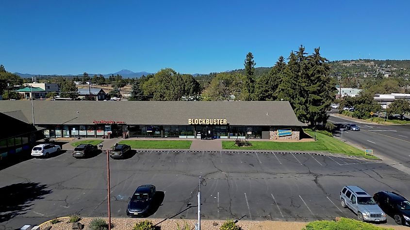 The Blockbuster Video Store in Bend, Oregon.