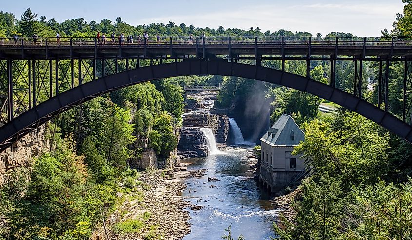 Ausable Chasm - Grand Canyon of the Adirondacks Bridge