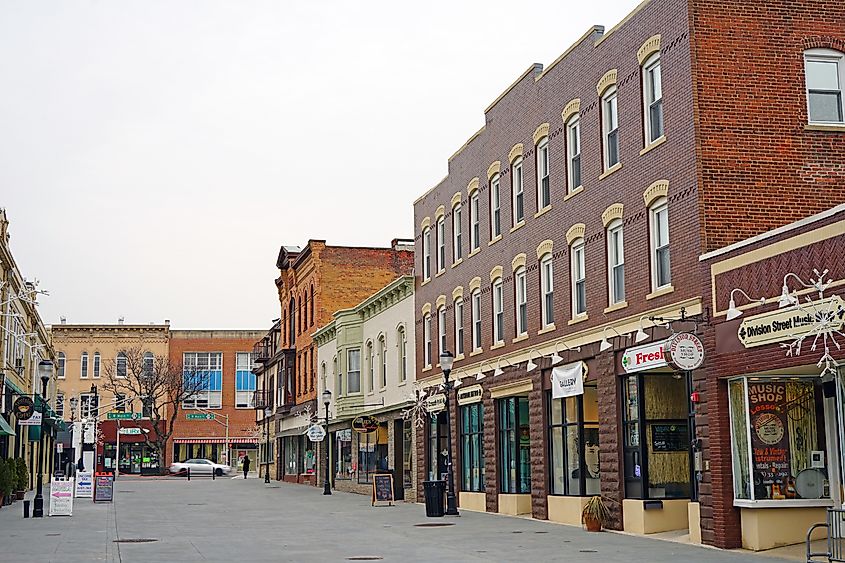 View of downtown Somerville, New Jersey