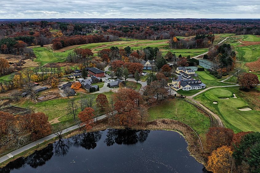 Myopia Hunt Club From Above