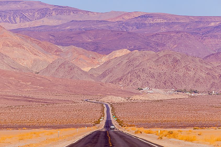 California State Route 190 in Death Valley National Park