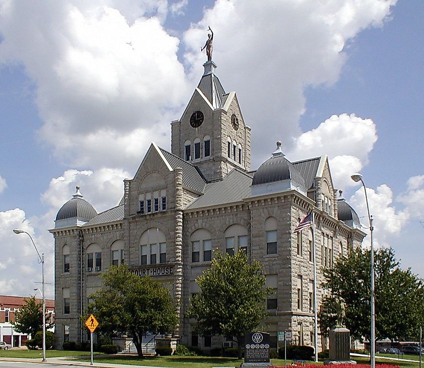 Polk County Courthouse in Bolivar, Missouri