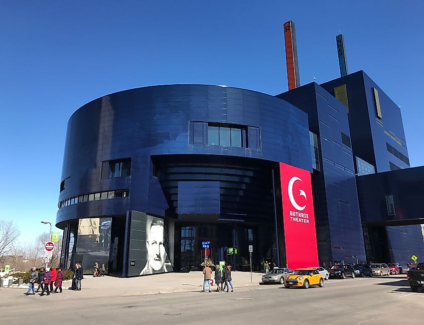 The Guthrie Theater in Minneapolis, one of the most famous regional theaters for stage plays in the USA. Editorial credit: Jeff Bukowski / Shutterstock.com