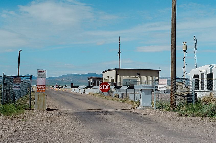 View of Area 51 in Nevada.