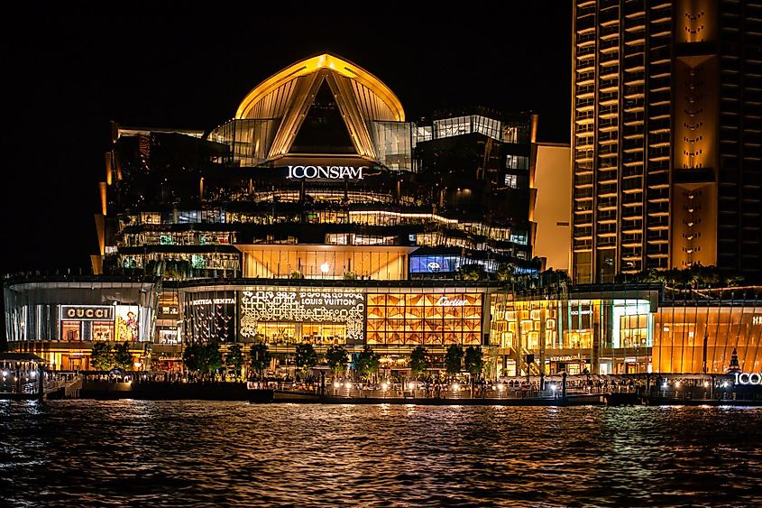LOUIS VUITTON Luxury Store in the Iconsiam Shopping Mall Editorial
