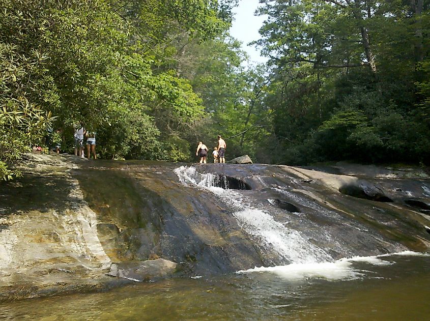 Sliding Rock, Cashiers, North Carolina