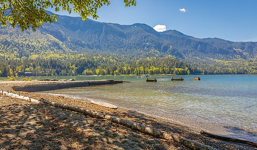 Beautiful view at Cultus Lake, British Columbia, Canada