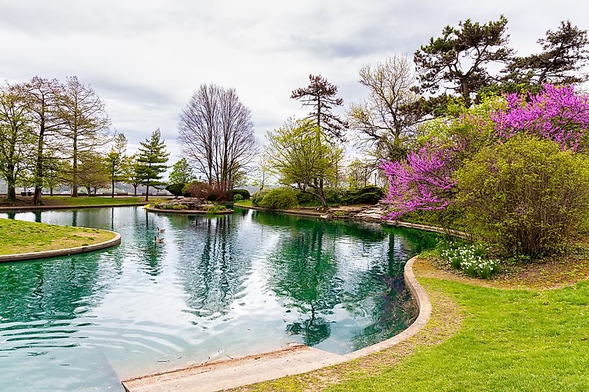 Spring in Eden Park, Cincinnati, Ohio.