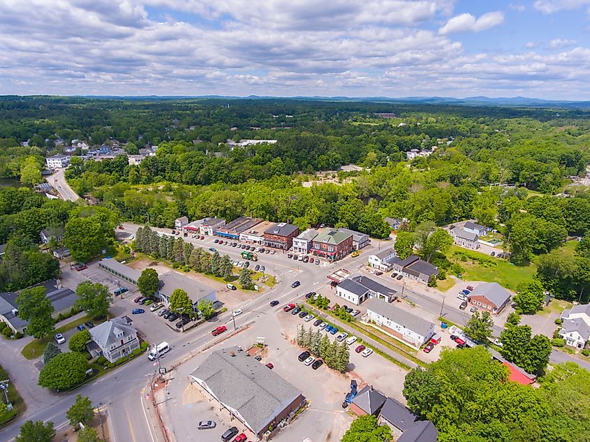 Pepperell historic town center