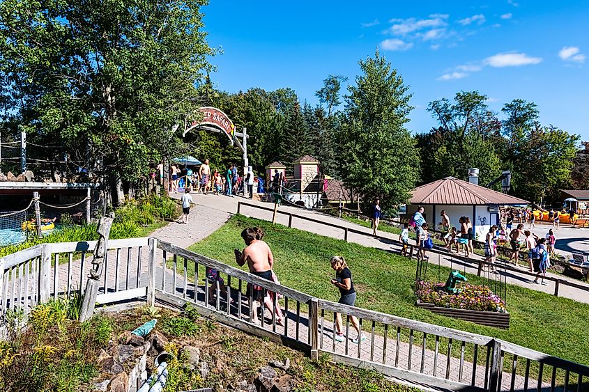 Horizontal view of Old Forge Water Safari in Old Forge, New York