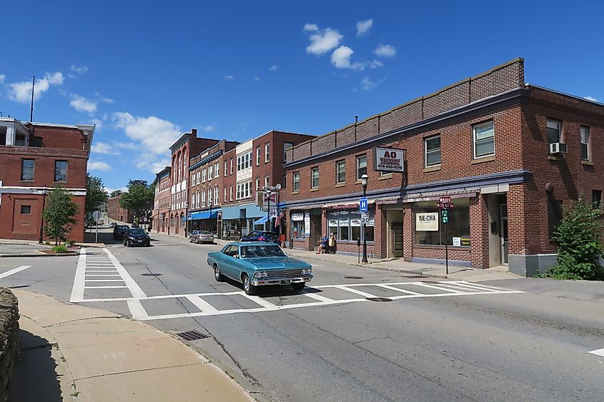 Main Street in Gardner, Massachusetts.