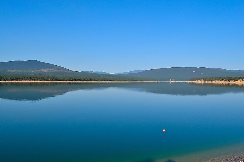 Lake Koocanusa near Cranbrook, British Columbia