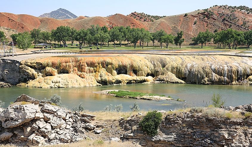 Hot Springs State Park in Thermopolis, Wyoming.