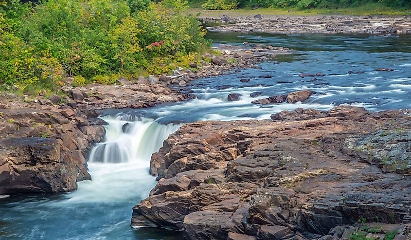 Rockwell Falls, Lake Luzerne, New York.