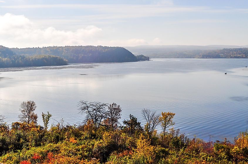 Lake Champlain near Fort Ticonderoga in New York.