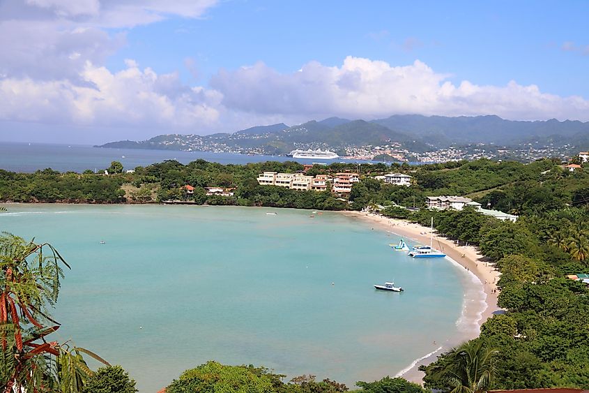 Morne Rouge beach in Grenada