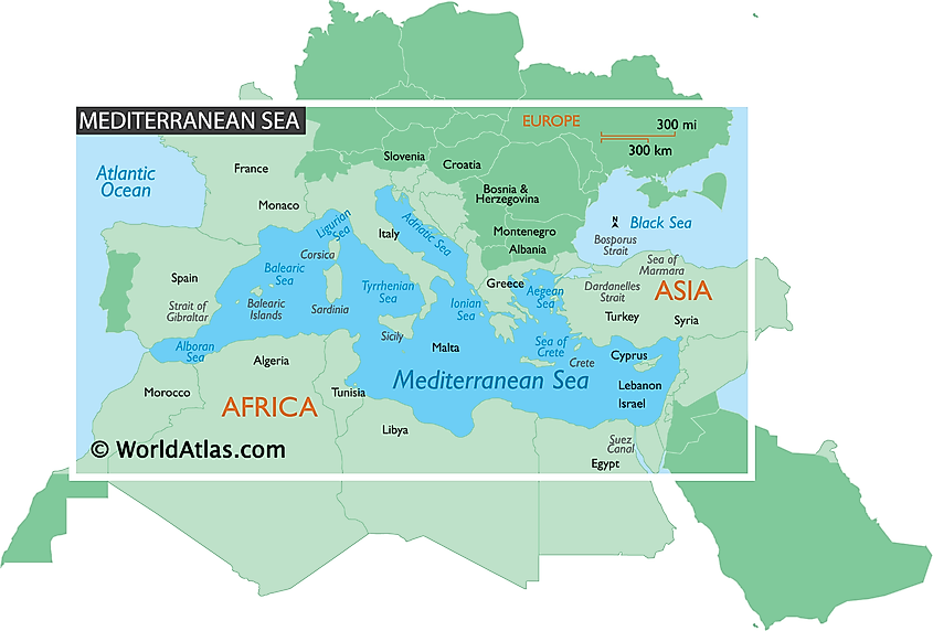 Mediterranean Sea, Facts, History, Islands, & Countries