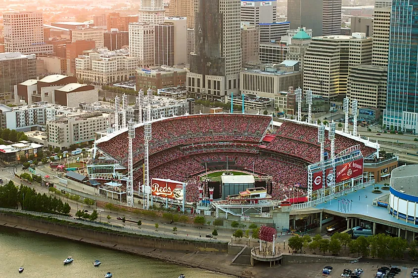 Great American Ball Park. Editorial credit: Bilanol / Shutterstock.com