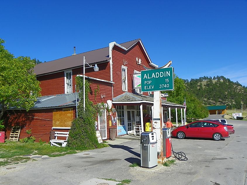 A scene from Aladdin, Wyoming.