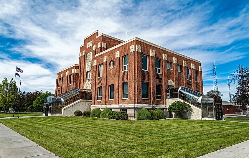 Cassia County Courthouse in Burley, Idaho.