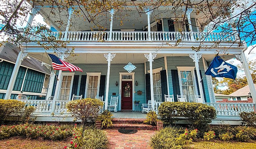  A historic home in downtown Natchitoches.