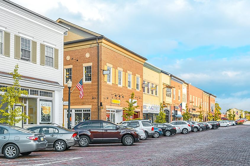 Street view in Kent, Ohio