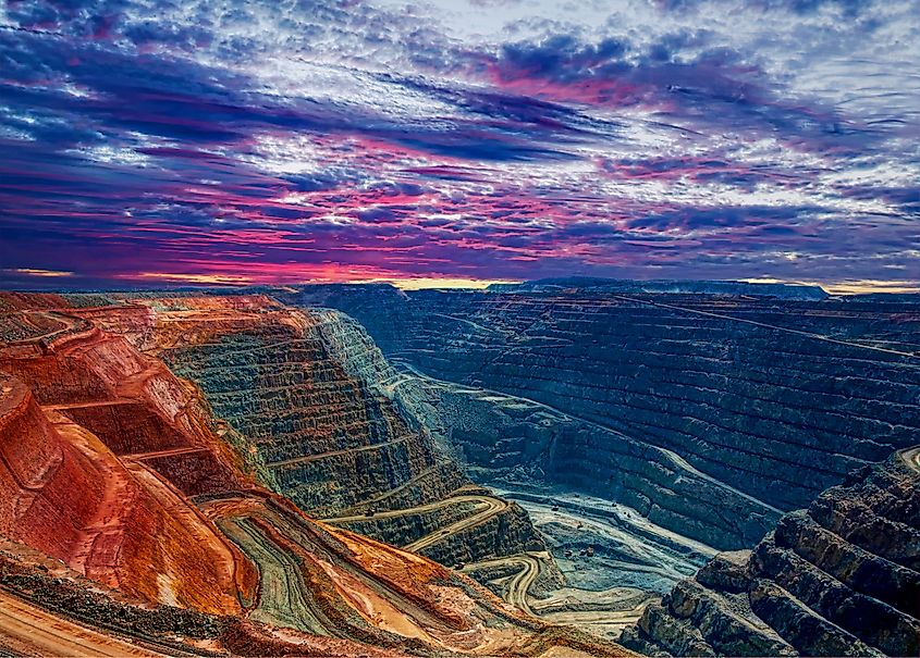 The Super Pit in Kalgoorlie, Western Australia