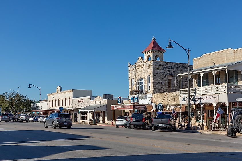 Main Street in Fredericksburg, Texas