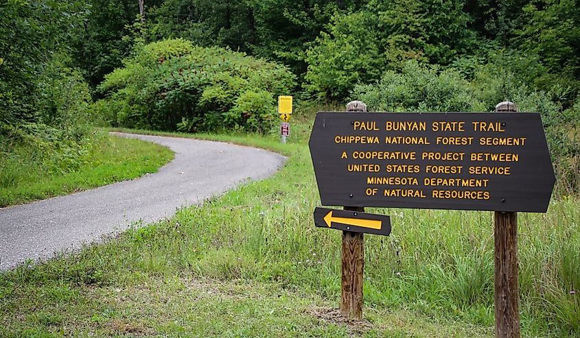 Paul Bunyan State Trail, Chippewa National Forest Segment