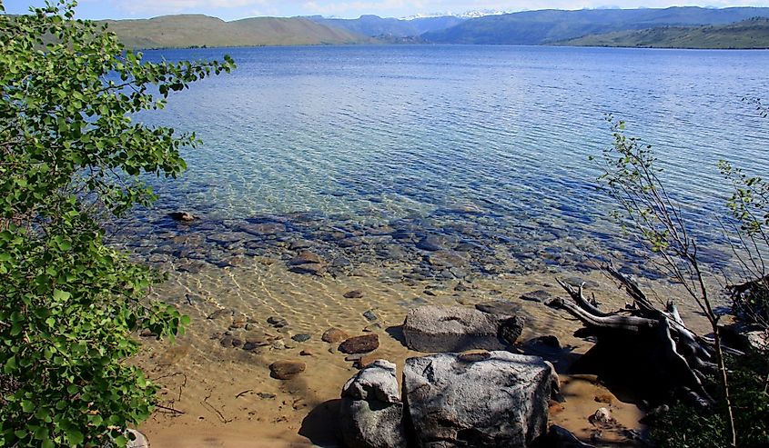 Fremont Lake near Pinedale, Wyoming.