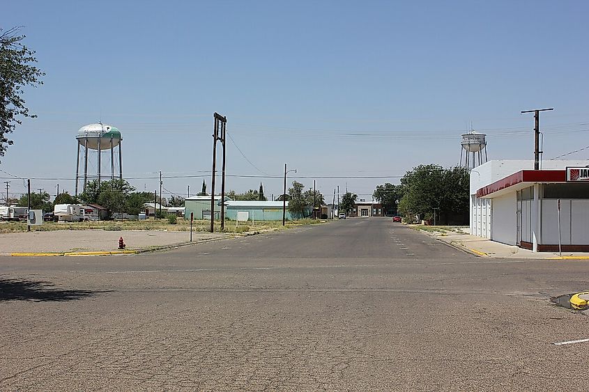 Downtown Kermit, Texas.