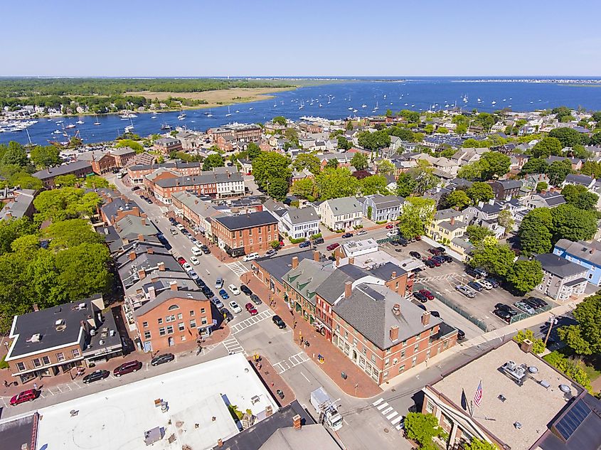 Aerial view of Newburyport