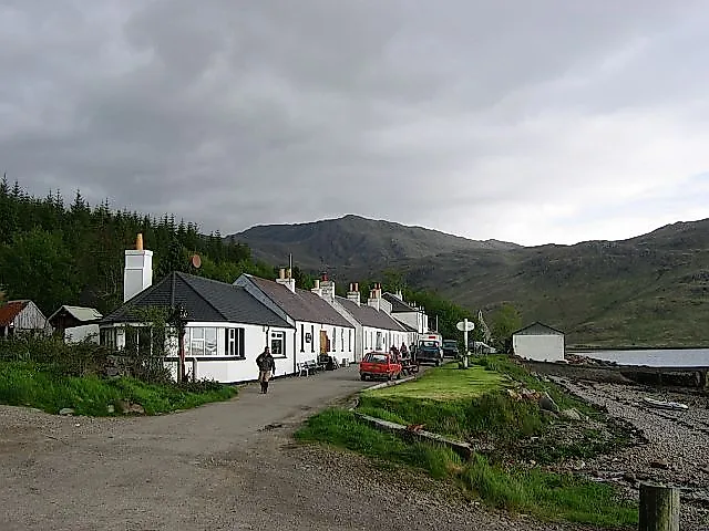 The street past the Old Forge in Invarie, Scotland
