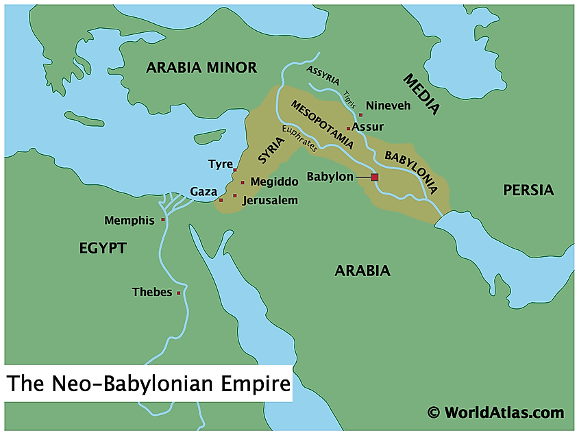 babylon ruins map