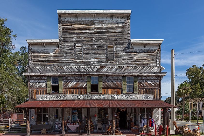 The Adams Country Store in White Springs, Florida.