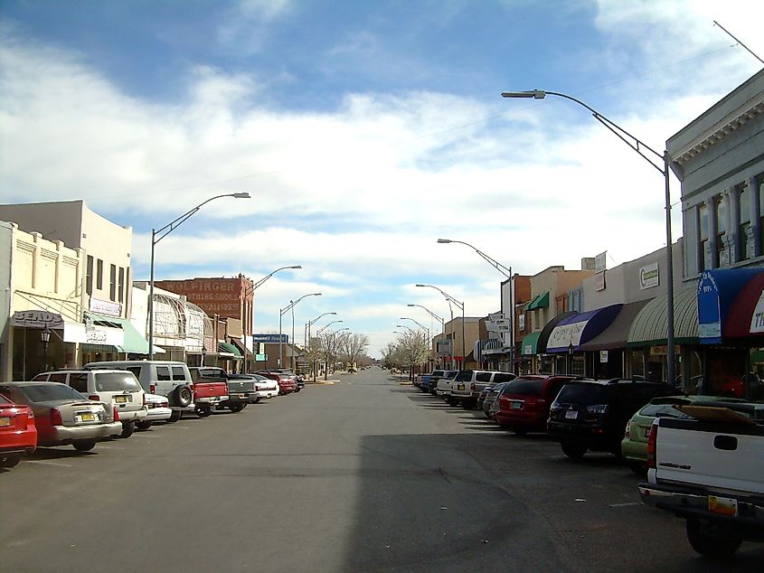 Downtown Alamogordo, New Mexico.