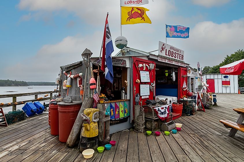 A seafood eatery in Wiscasset, Maine