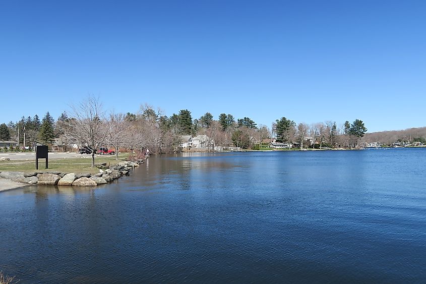 Bantam Lake in Connecticut.