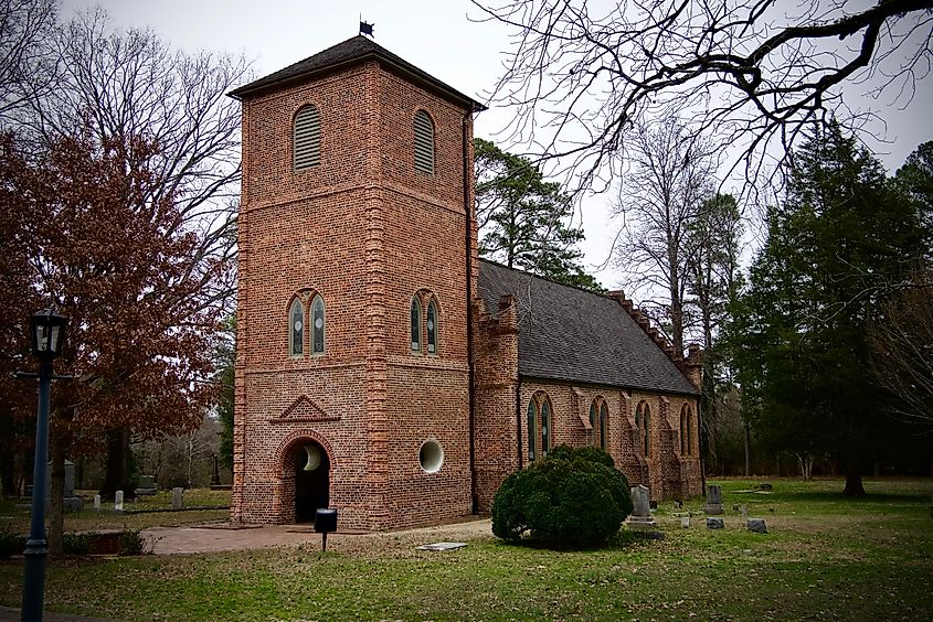 St. Lukes Church in Smithfield, Virginia.